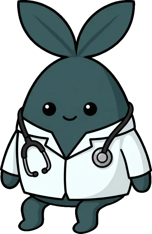 Sprout in a doctor's coat